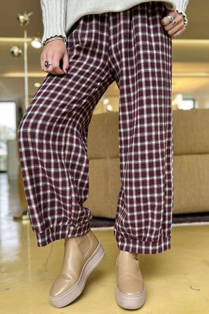 Fergus Demi Bloom Pant Burgundy